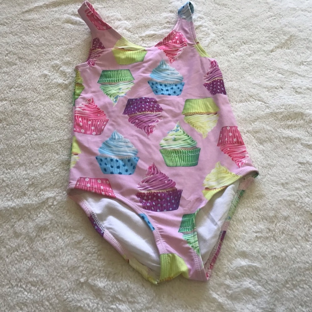 Joe Boxer Cupcake One-Piece Swimsuit – Girls Size 6X